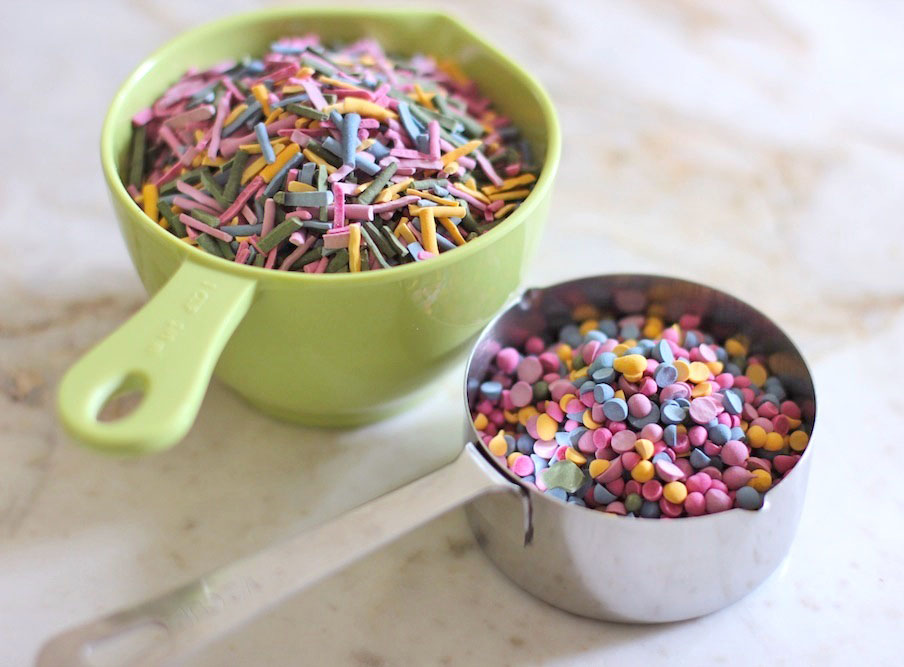 Homemade Rainbow Sprinkles - Desserts with Benefits