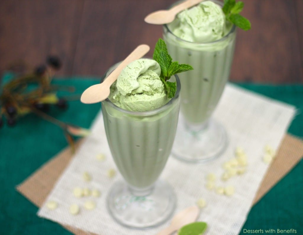 Healthy Matcha Green Tea Ice Cream - Healthy Dessert Recipes at Desserts with Benefits