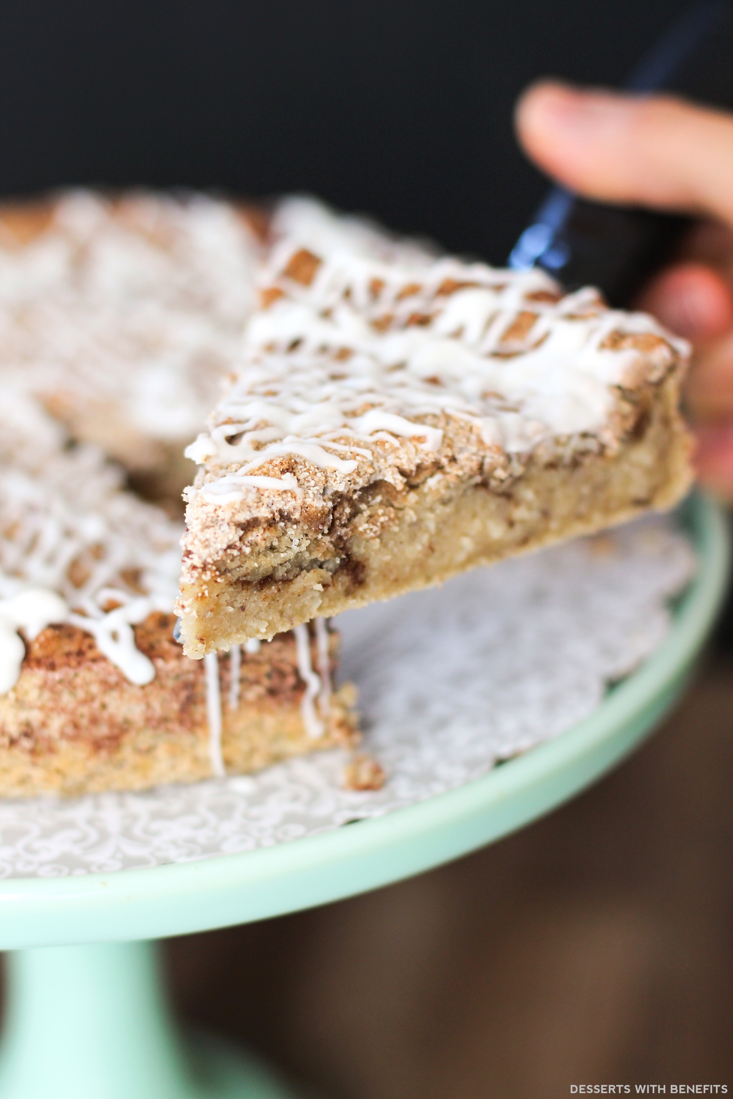 Desserts With Benefits Healthy Coffee Cake refined Sugar Free Low Fat 