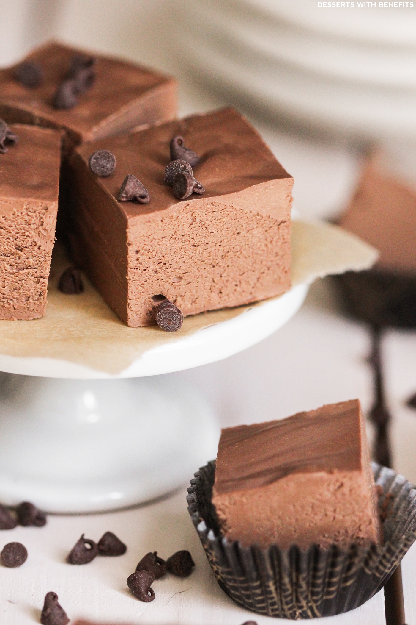 Desserts With Benefits Healthy Vegan Dark Chocolate Fudge (refined ...