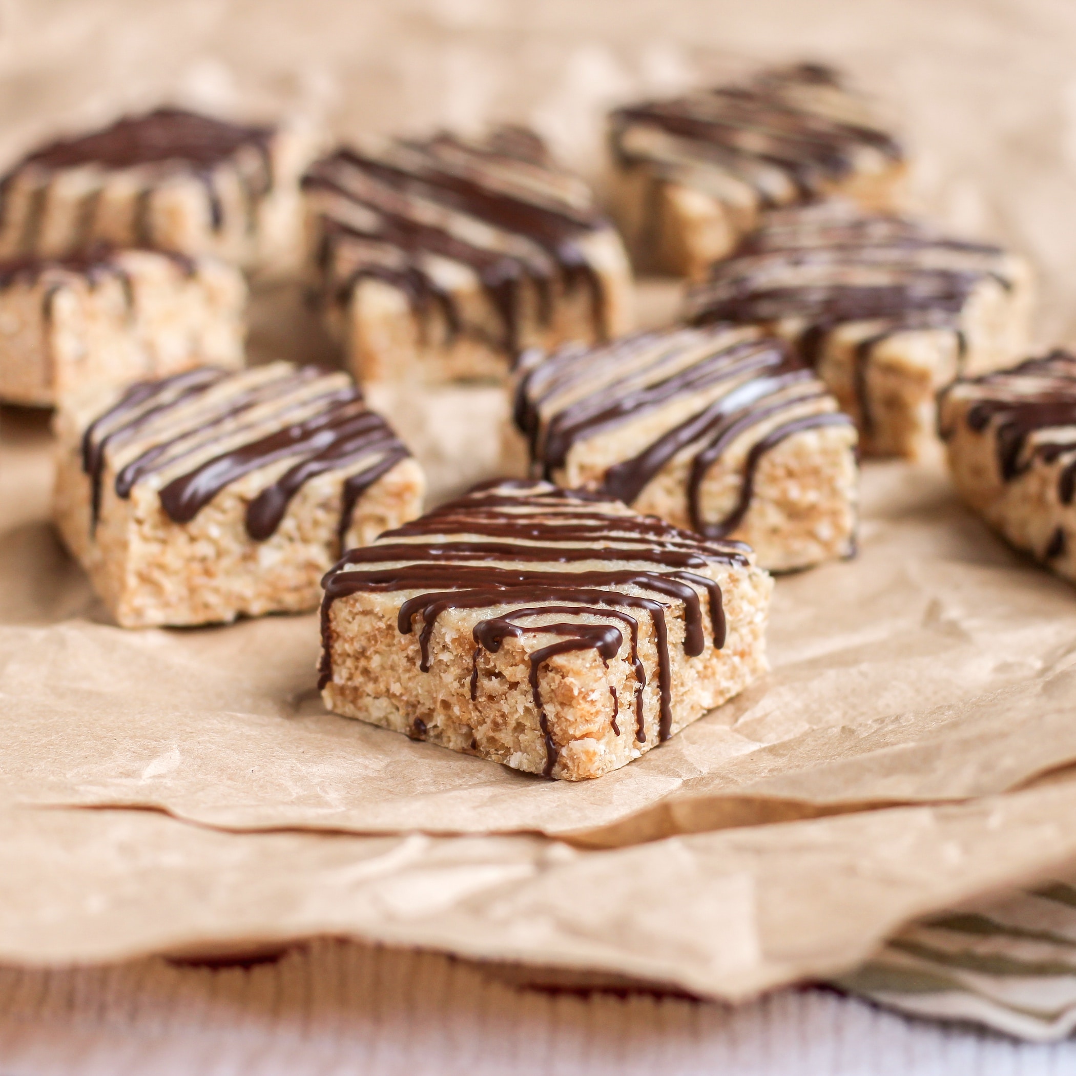 Healthy Coconut Krispy Treats