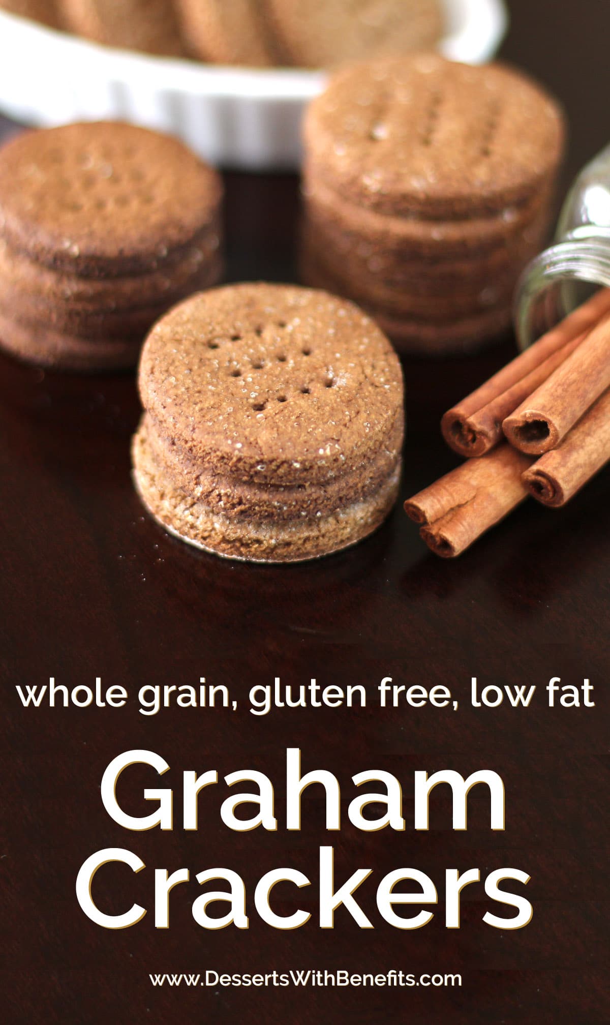 Homemade Gluten Free Graham Crackers made whole grain and low fat!