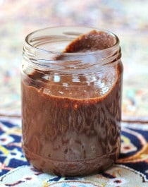 Healthy Homemade Dark Chocolate Almond Butter
