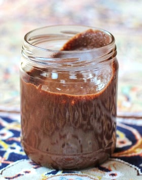 Healthy Homemade Dark Chocolate Almond Butter