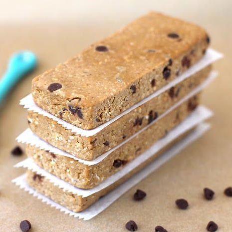 Tired of shelling out cash for protein bars at the store? Make these Cookie Dough Protein Bars at home with The DIY Protein Bars Cookbook -- a collection of 48 healthy no-bake protein bars recipes to satisfy your sweet tooth! The recipes are gluten-free, dairy-free, soy-free, vegan, and all-natural too!