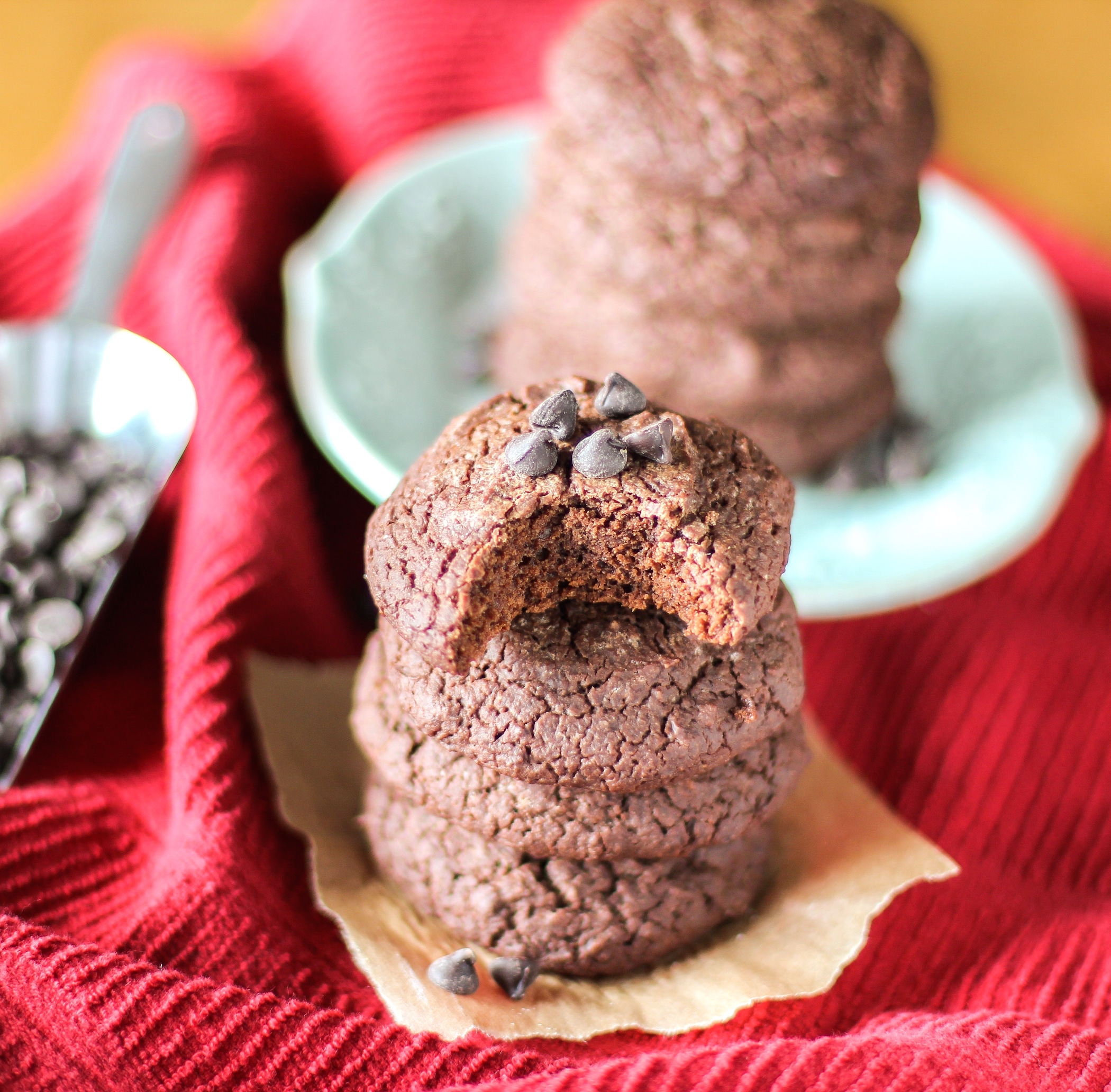 Healthy Fudgy Brownie Cookies - Desserts With Benefits
