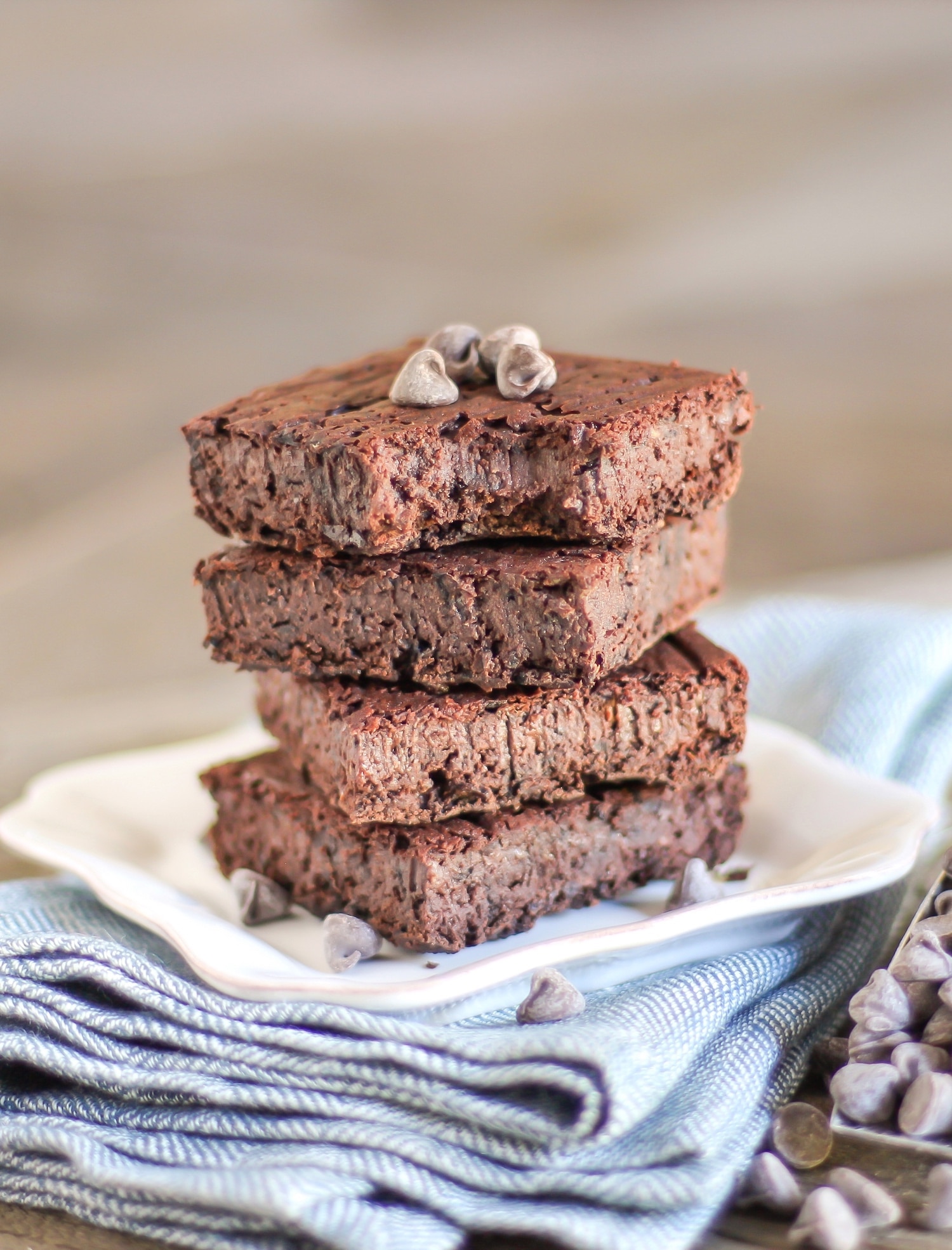 Healthy Fudgy Cocoa Brownies - Naughty or Nice Cookbook