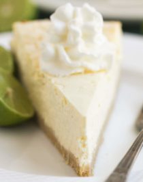 Healthy Key Lime Cheesecake (sugar free, gluten free, high protein)
