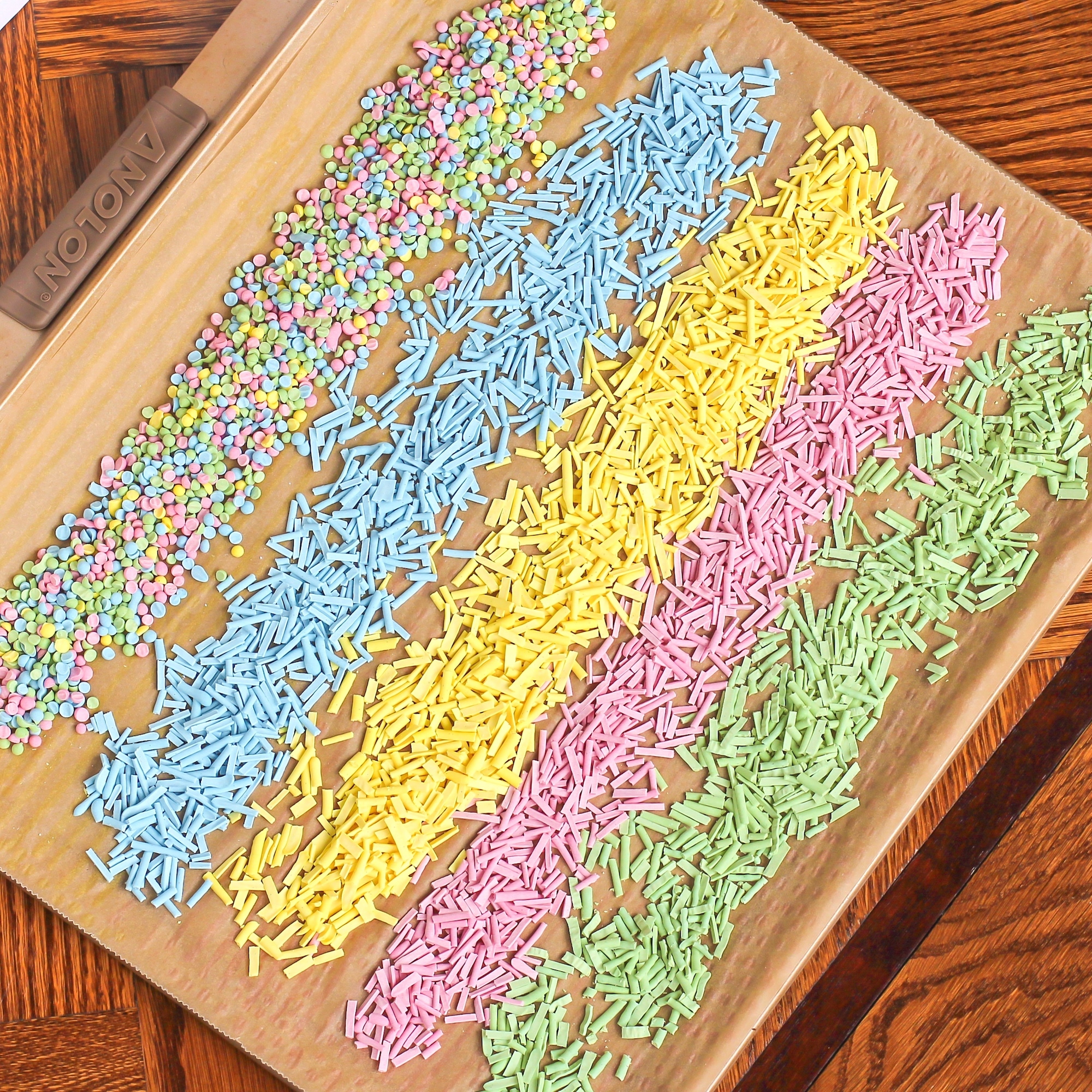 Healthy Homemade Rainbow Sprinkles and Confetti