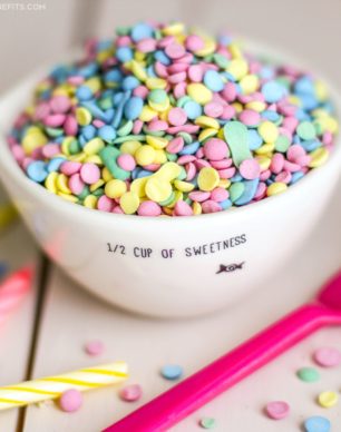 Healthy Homemade Rainbow Sprinkles and Confetti (all natural, sugar free, gluten free, dairy free, vegan) - Healthy Dessert Recipes at Desserts with Benefits