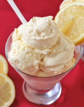 Healthy Limoncello Gelato