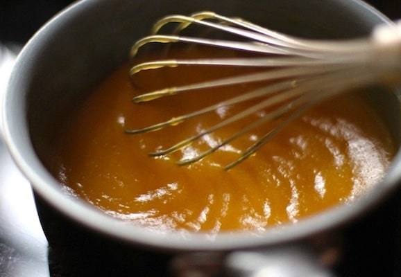 Healthy Homemade Peach Curd (sugar free, fat free, gluten free, dairy free, vegan, paleo)