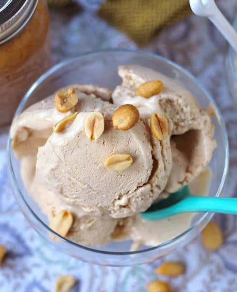 Healthy Peanut Butter Frozen Yogurt Recipe