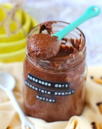 Homemade Dark Chocolate Peanut Butter