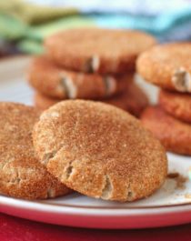 Healthy Snickerdoodle Cookies