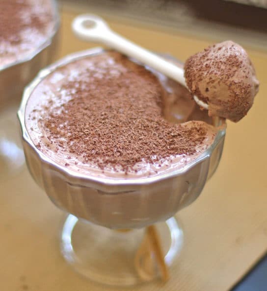 healthy chocolate mousse pudding