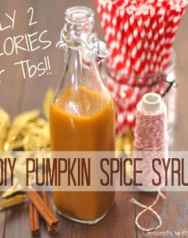 Healthy Butterscotch Pumpkin Spice Syrup - Healthy Dessert Blog