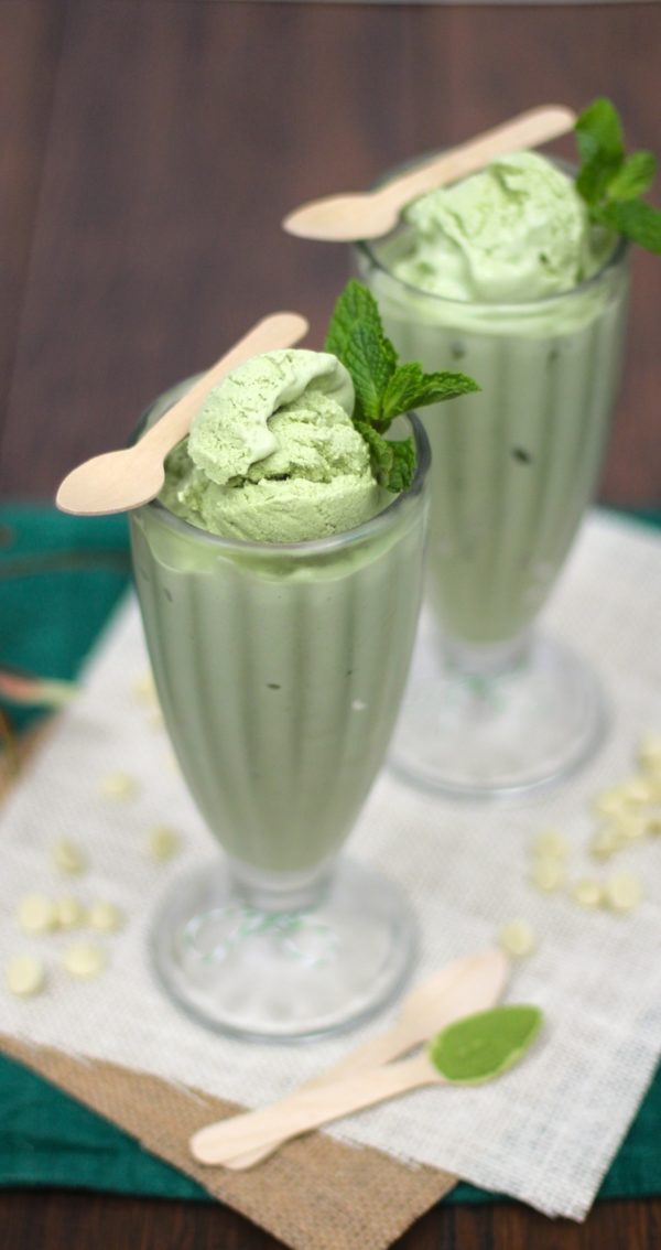 Healthy Matcha Green Tea Ice Cream Sugar Free, Low Carb, Keto