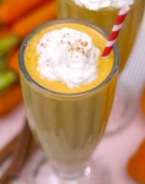 Healthy Carrot Cake Milkshake (sugar free and gluten free!) - Healthy Dessert Recipes at Desserts with Benefits