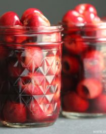YES, you can make Maraschino Cherries at HOME! Here's a recipe for deliciously Healthy Homemade Maraschino Cherries, made all natural, fat free, refined sugar free, gluten free, and vegan -- Healthy Dessert Recipes at Desserts with Benefits