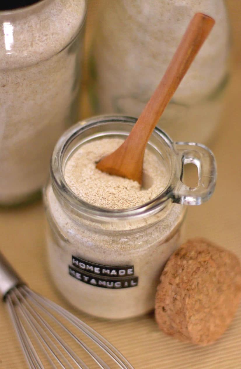 Storebought psyllium fiber supplements contain artificial food coloring and aspartame, but not this Healthy Homemade Psyllium Fiber Supplement! -- Healthy Dessert Recipes at Desserts with Benefits