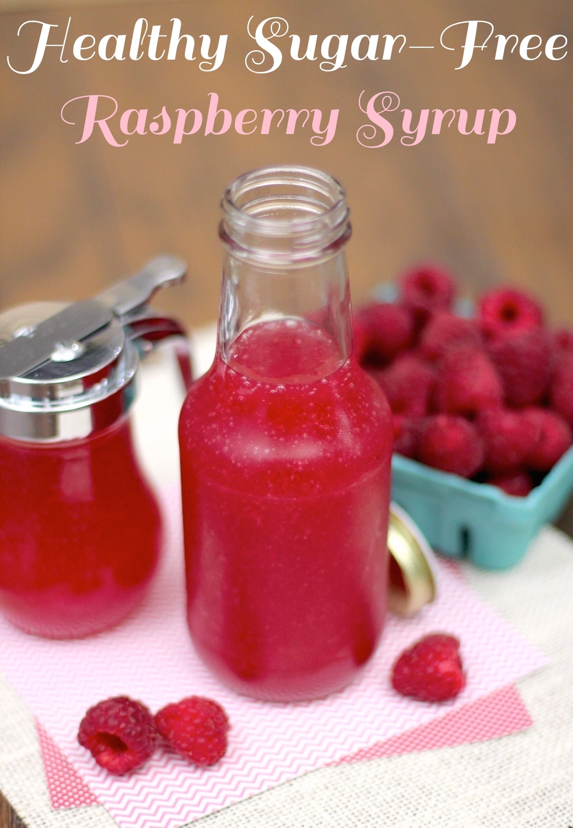 Healthy Sugar Free Raspberry Syrup - Healthy Dessert Recipes at Desserts with Benefits