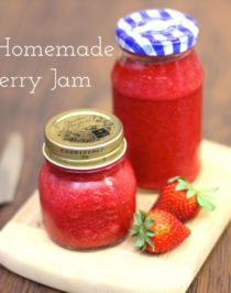 Healthy Homemade Strawberry Jam (all natural, sugar free, fat free, low calorie, gluten free, vegan) nutrition label - Healthy Dessert Recipes at Desserts with Benefits