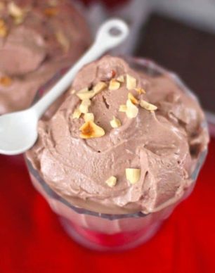 Healthy Nutella Frozen Yogurt