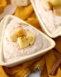 Healthy Apple Pie Cheesecake Dip (sugar free, low carb, low fat, high protein, gluten free) - Healthy Dessert Recipes at Desserts with Benefits
