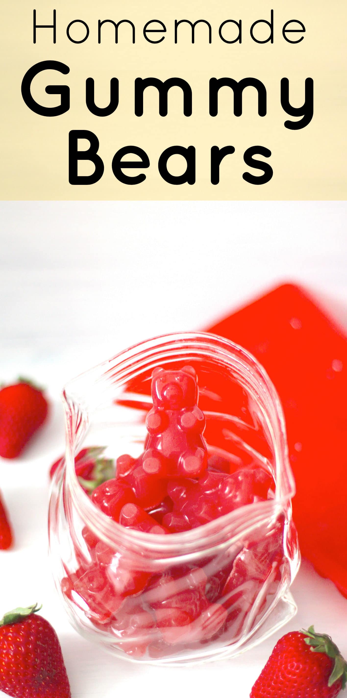 Healthy Homemade Gummy Bear Fruit Snacks - A Fork's Tale