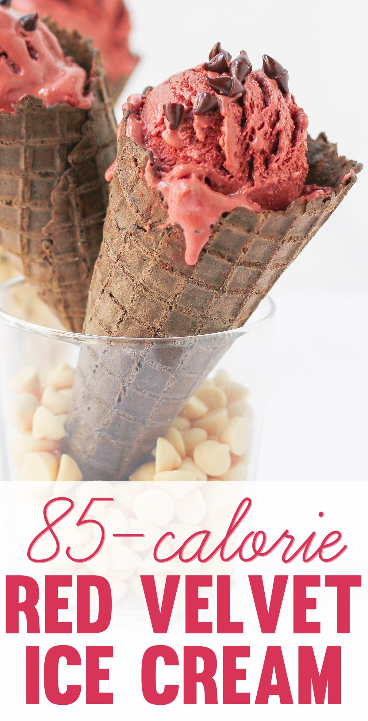 Healthy Red Velvet Cheesecake Ice Cream