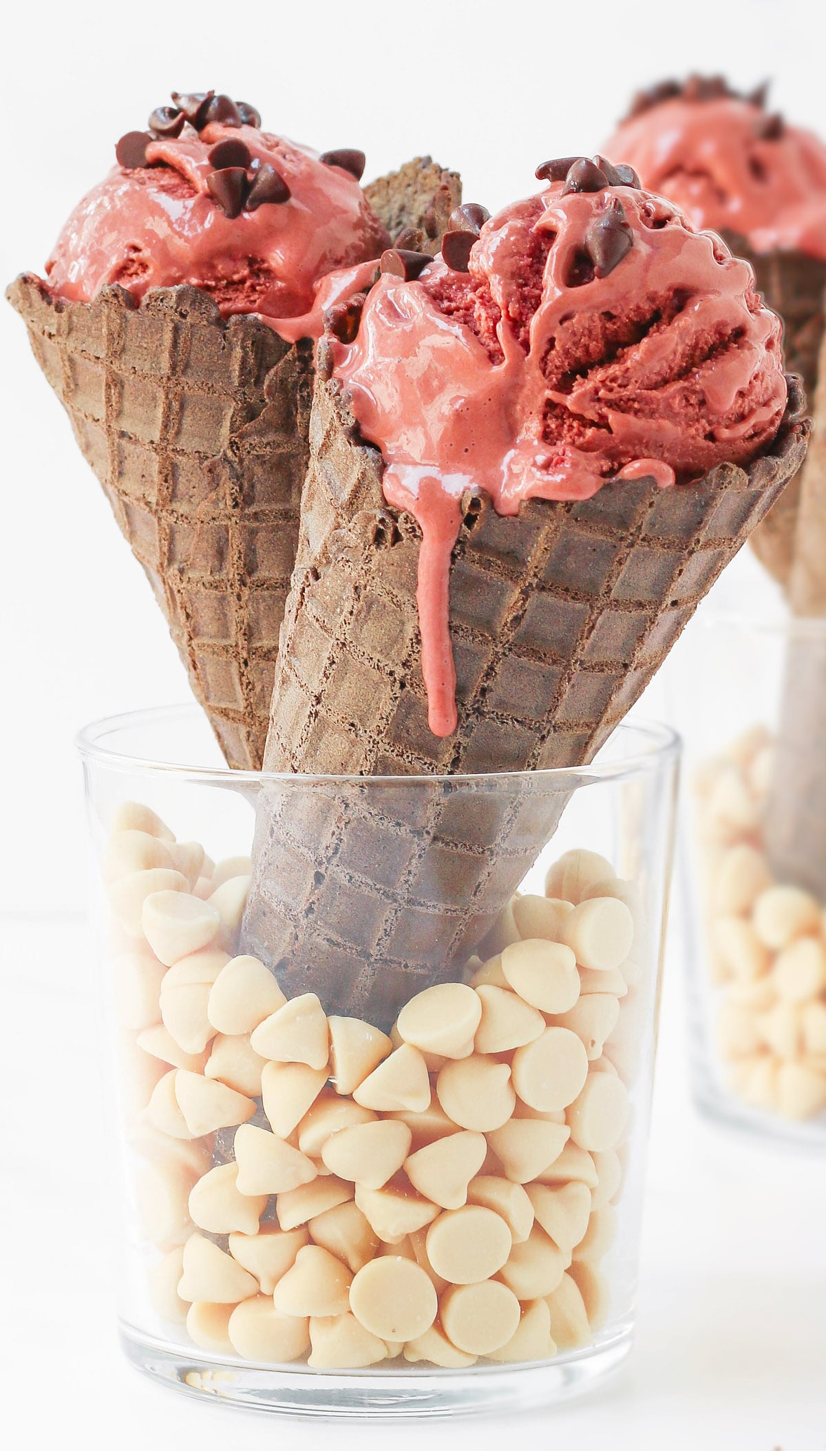 Healthy Red Velvet Cheesecake Ice Cream