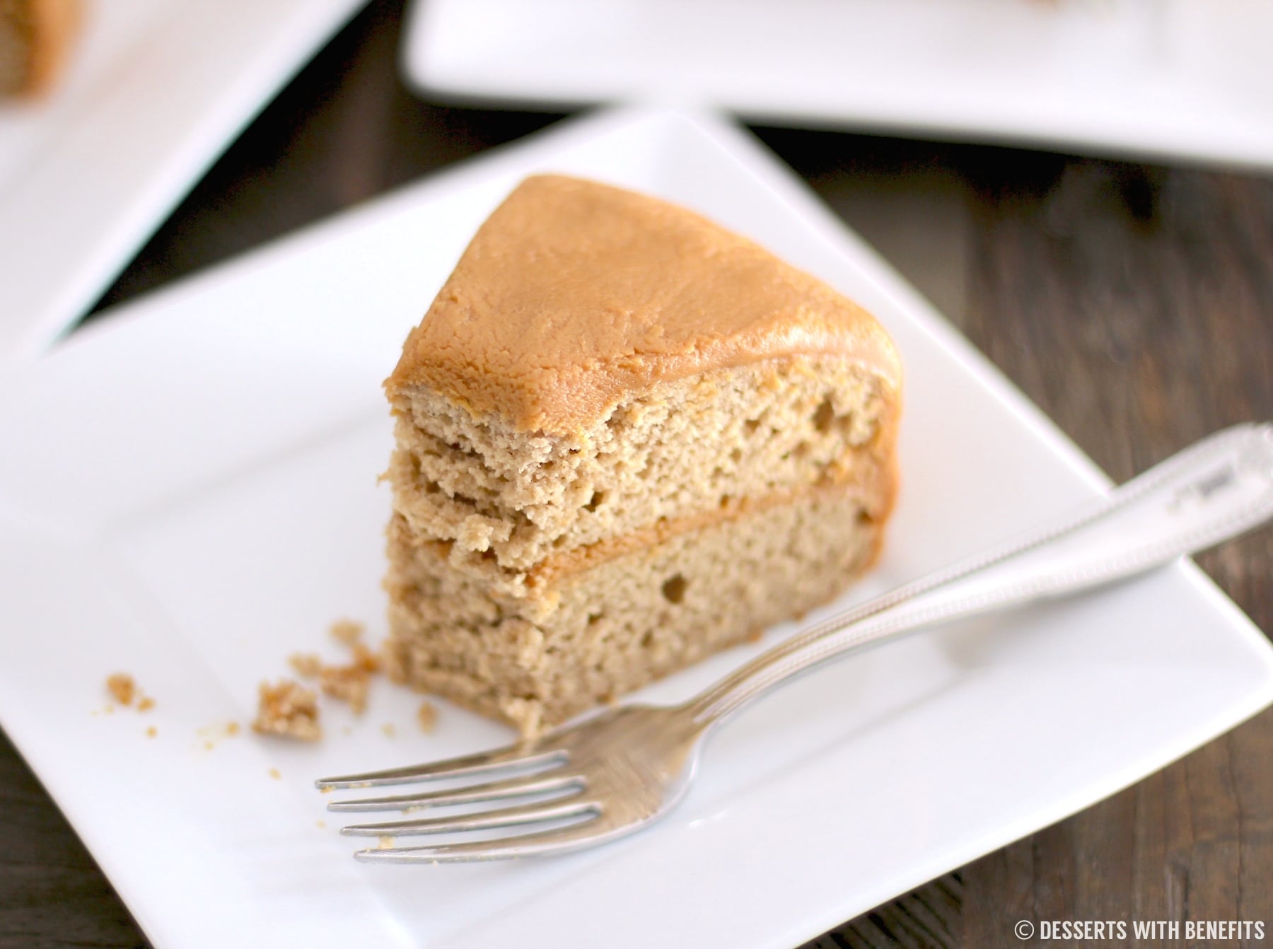 Maple cake with honey cream cheese frosting {Giveaway} - Eva Bakes