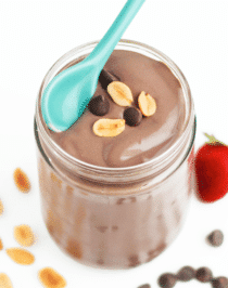 Healthy Chocolate Peanut Butter Mousse recipe - Healthy Dessert Recipes at Desserts with Benefits