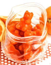 Healthy Homemade Orange Gummy Bears recipe - Healthy Dessert Recipes at Desserts with Benefits