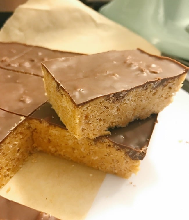 Healthy DIY Protein Bars from the DIY Protein Bars Cookbook (refined sugar free, low carb, high protein, high fiber, gluten free, dairy free, vegan) – authored by Jessica Stier of the Desserts with Benefits Blog