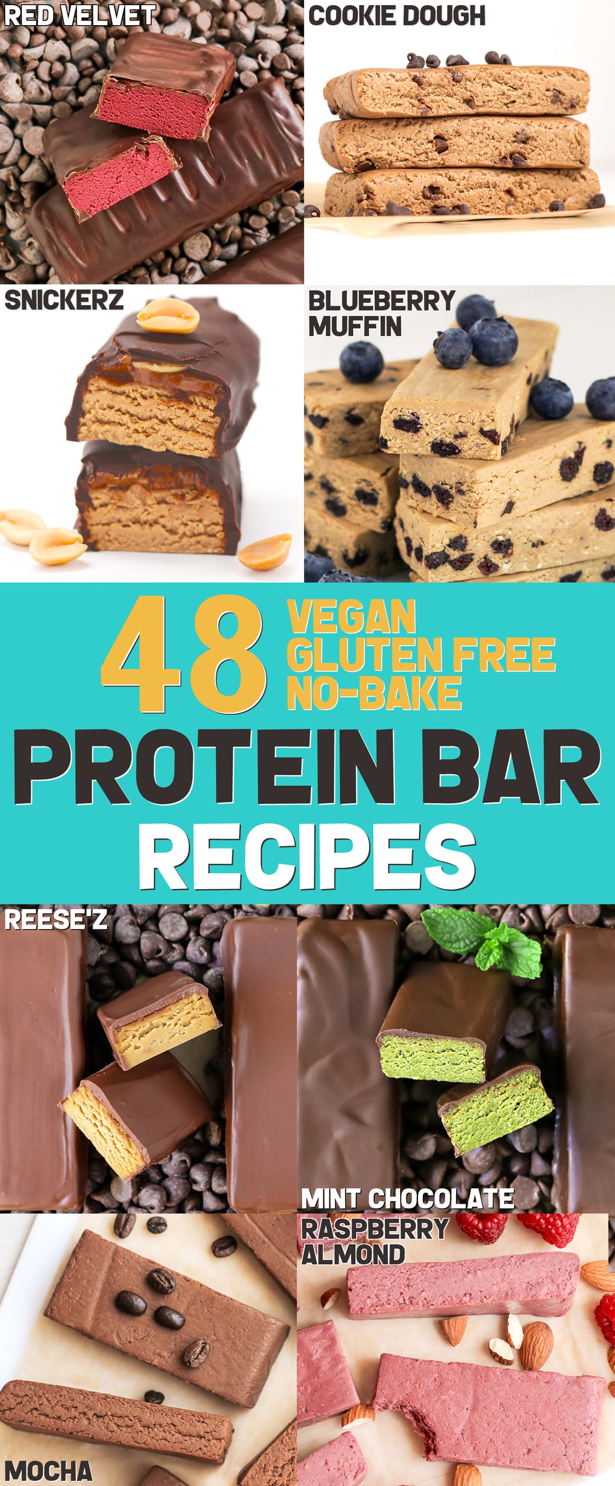 Tired of shelling out cash for protein bars at the store? Make 'em at home with The DIY Protein Bars Cookbook -- a collection of 48 healthy no-bake protein bars recipes to satisfy your sweet tooth! The recipes are gluten-free, dairy-free, soy-free, vegan, and all-natural too!
