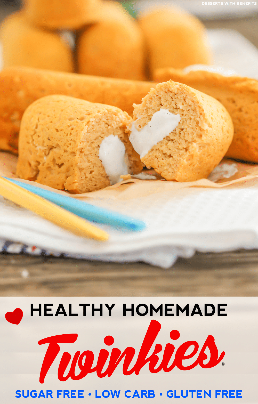 Desserts With Benefits Healthy Homemade Twinkies recipe (sugar free