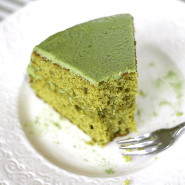 Ricecooker Green Tea Cake | Healthy Home Cooking