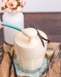 Healthy Vanilla Protein Icing