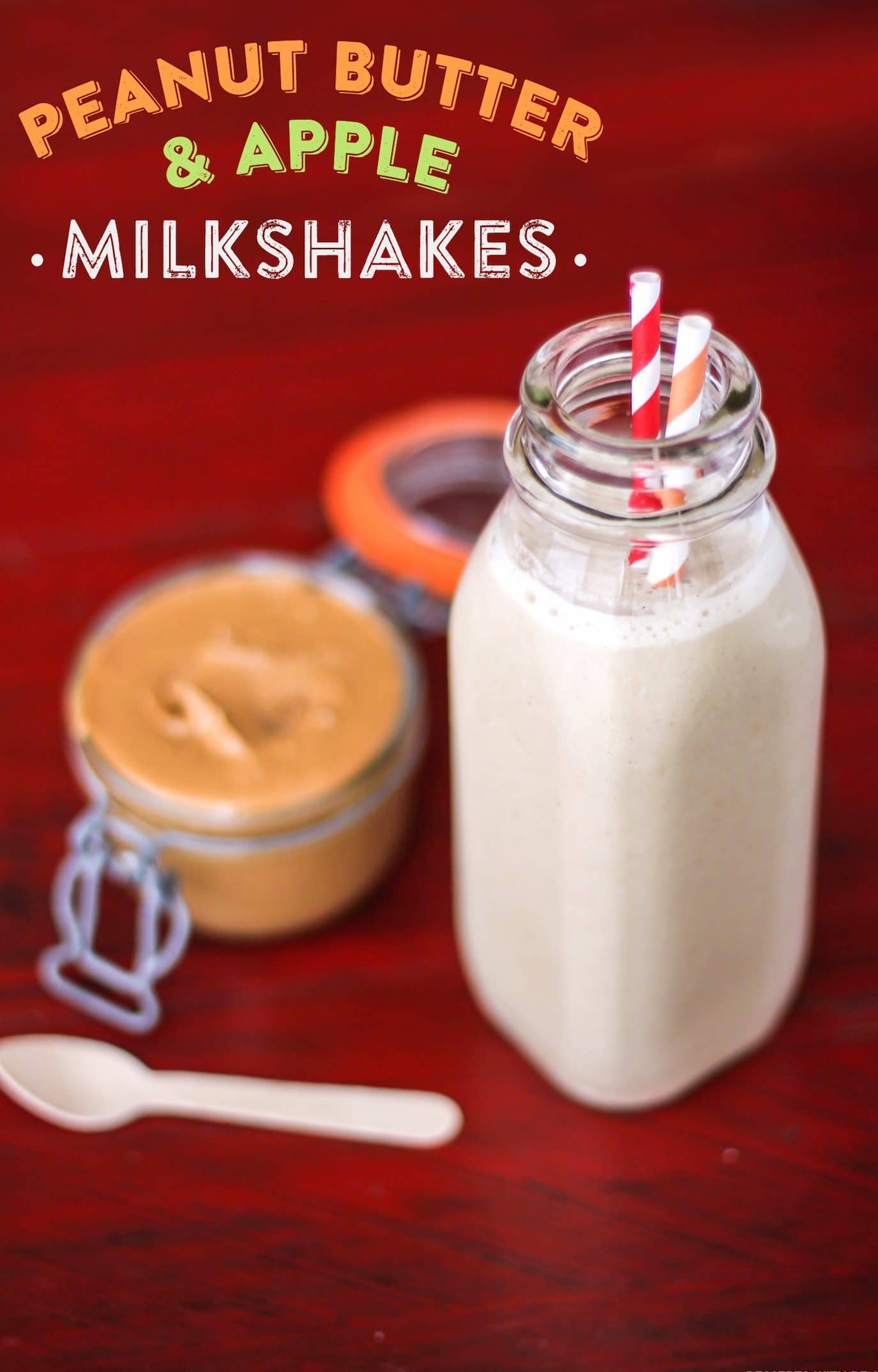 Healthy Peanut Butter Apple Milkshakes Recipe