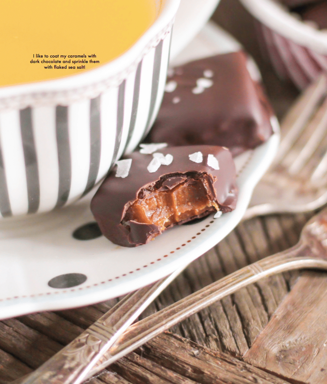 Chewy Caramels from the Naughty or Nice Cookbook: The ULTIMATE Healthy Dessert Cookbook!