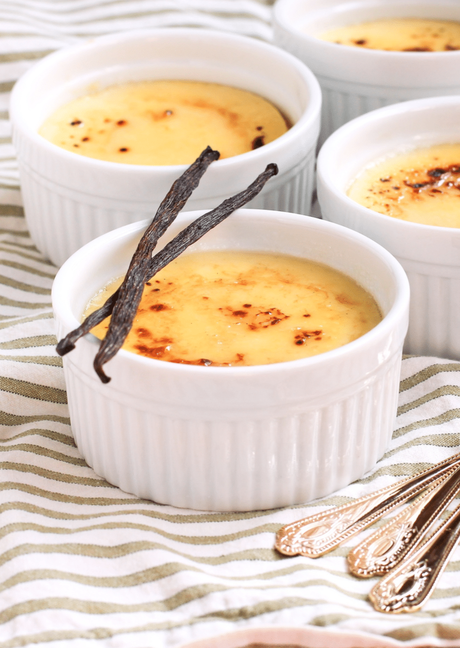 creme brulee with condensed milk