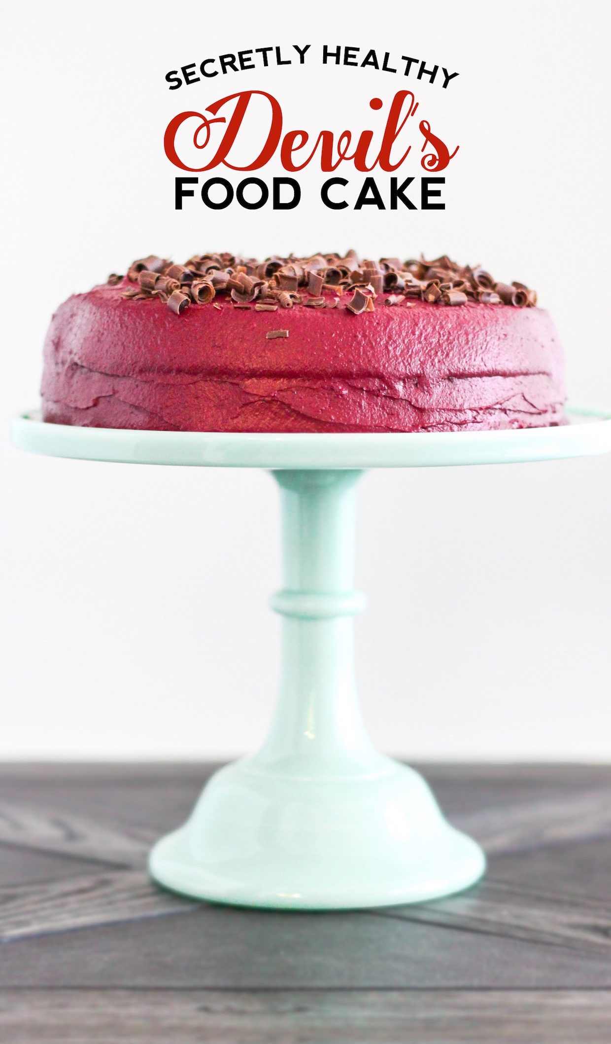 Healthy Devil’s Food Cake with Red Velvet Frosting (refined sugar free, low carb, high protein, high fiber, gluten free, dairy free, paleo) - Healthy Dessert Recipes at Desserts with Benefits