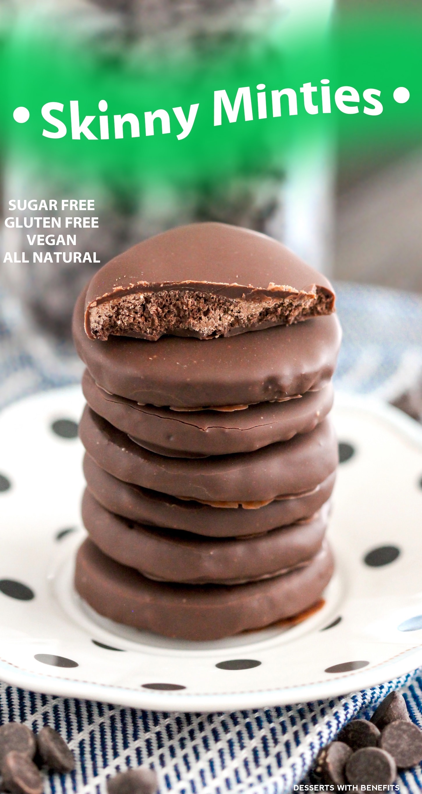 Girl Scout cookies are here so why not try healthy versions instead? These Homemade Thin Mints are better for you, yet taste just like the original! (all natural, refined sugar free, gluten free, vegan) - Healthy Dessert Recipes at the Desserts With Benefits Blog