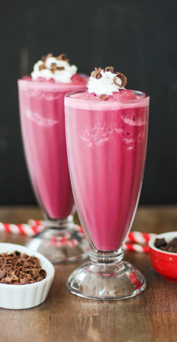 Healthy Red Velvet Milkshake (sugar free, high protein)