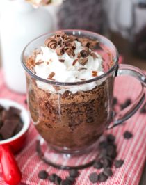 Healthy Single-Serving Chocolate Microwave Cake (refined sugar free, low carb, high protein, high fiber, gluten free, vegan) - Healthy Dessert Recipes at Desserts with Benefits