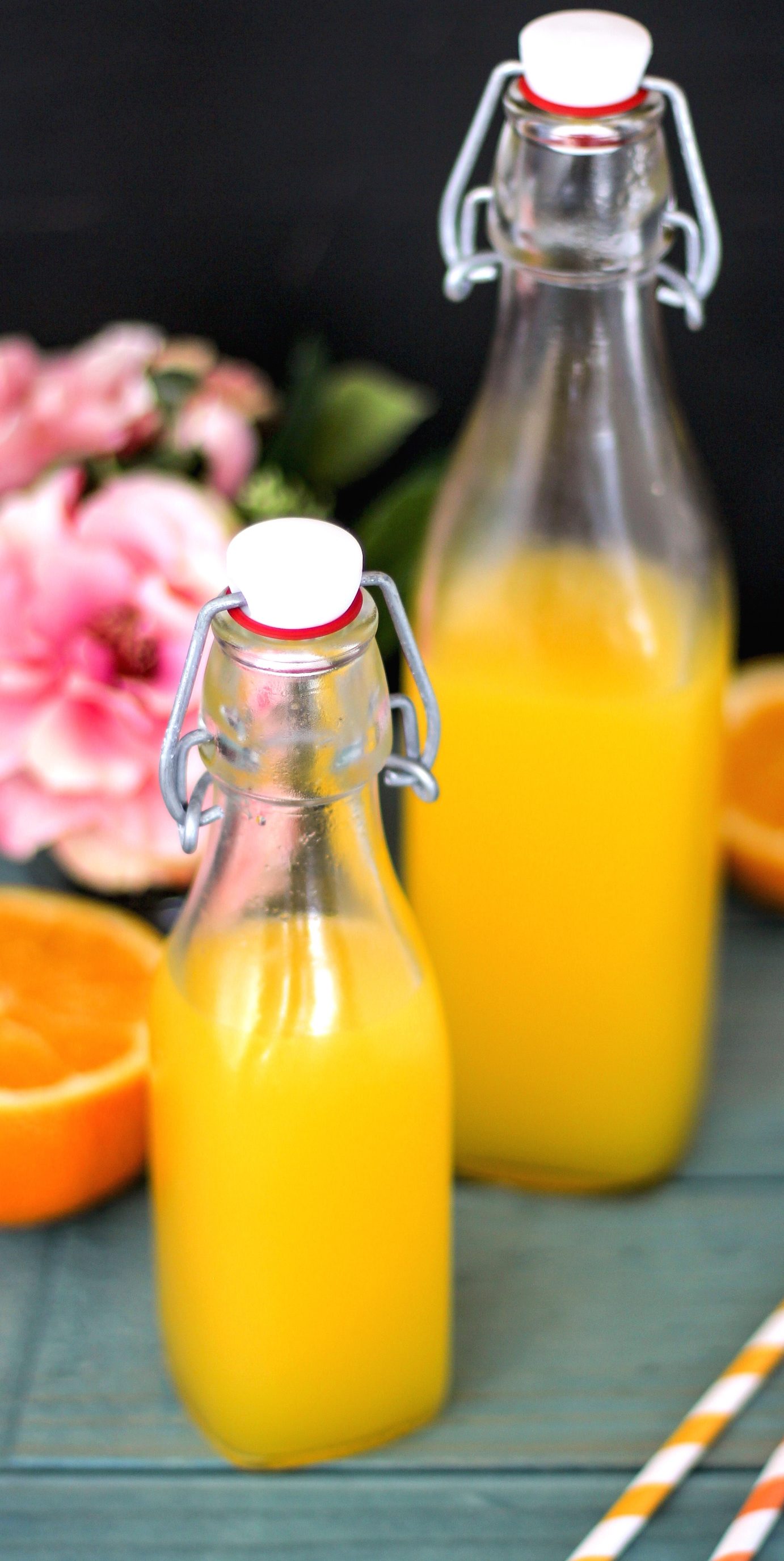 Healthy Homemade Sugar Free Orange Syrup recipe (refined sugar free, low carb, low calorie with only 2 calories per tablespoon!) - Healthy Dessert Recipes at Desserts with Benefits