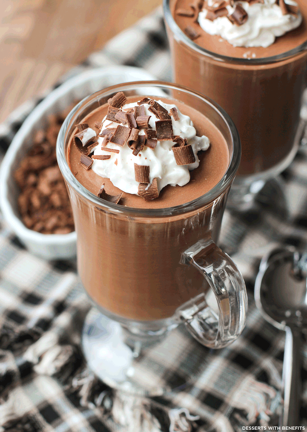 Healthy Mocha Mousse (low sugar, high protein, gluten free, eggless, vegan) - Healthy Dessert Recipes at Desserts with Benefits