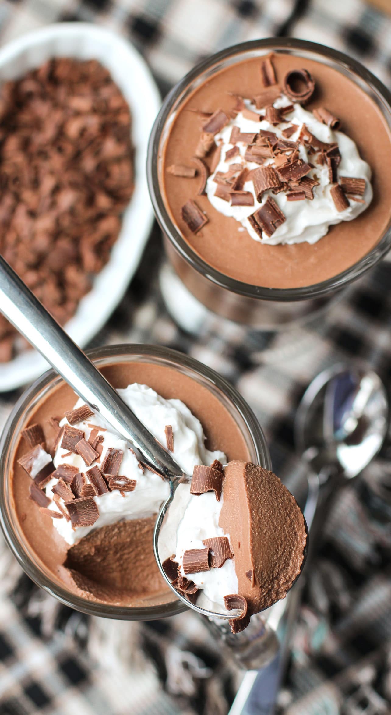 Healthy Mocha Mousse (low sugar, high protein, gluten free, eggless, vegan) - Healthy Dessert Recipes at Desserts with Benefits